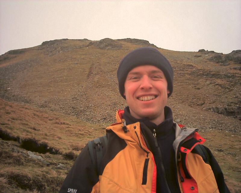Jon below Benbaun