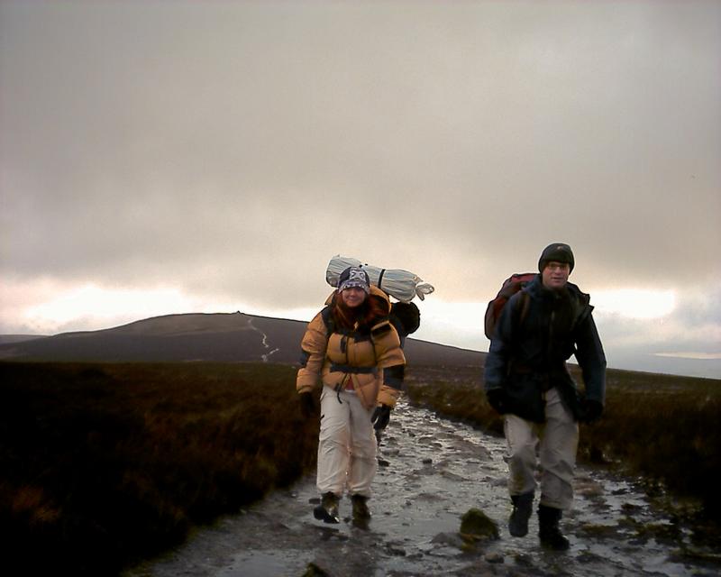 Tamara and Piers trek